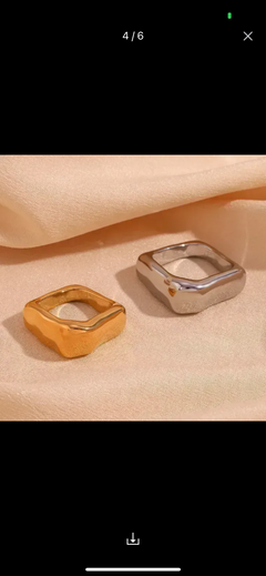 square woman ring