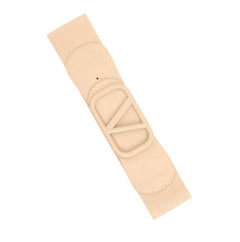 V in Square Buckle Elastic Belt