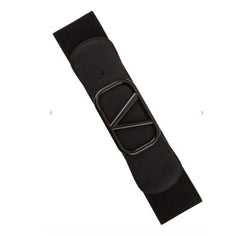 V in Square Buckle Elastic Belt