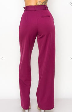 Plum Dress Pant