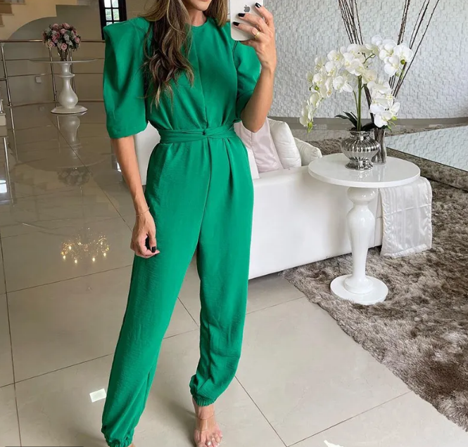 Women's Mid Waist Jumpsuits