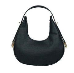 Women'S Medium All Seasons PU Leather Solid Color Fashion Square Zipper Underarm Bag