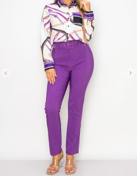 Purple trendy Bottom