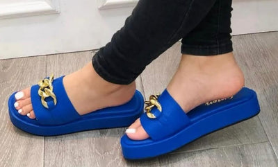 Blue Sandals